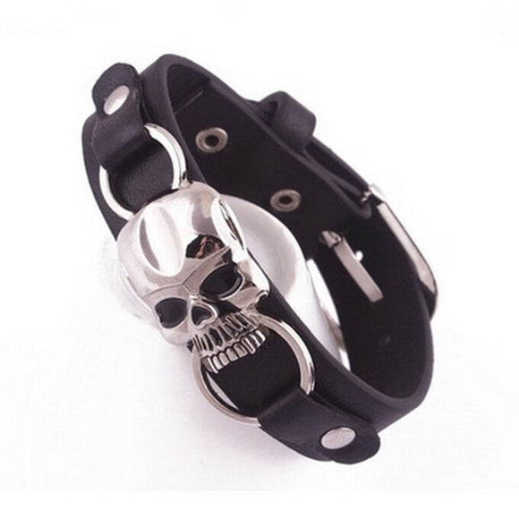 Strong Male Leather Bracelet